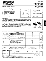 DataSheet IRFR9120 pdf